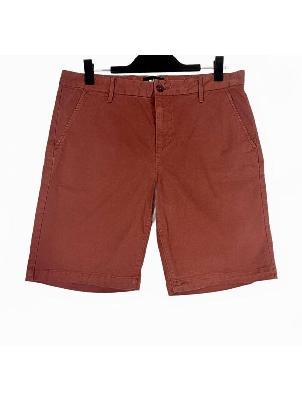 Paige Men's Chino Shorts‎ Rust Stretch Cotton Casual Summer Size 33
